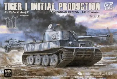 Tiger I Začetna proizvodnja s.Pz.Abt.502 Leningradska regija 1942/43 zima