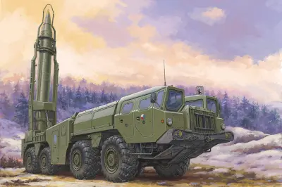 Soviet 9P117M1 Launcher with R17 Rocket of 9K72 Missile Complex ''Elbrus'' (Scud B)