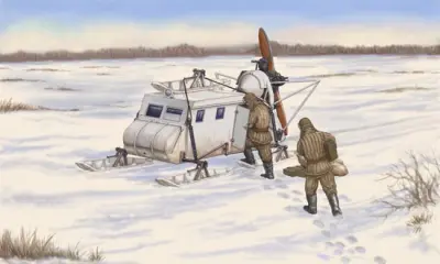 Soviet NKL-16 Armoured Aerosan