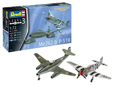 Combat Set Messerschmitt Me 262 & P-51B Mustang