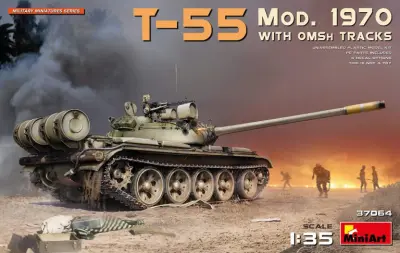 T-55 mod.1970 z gosenicami OMSH