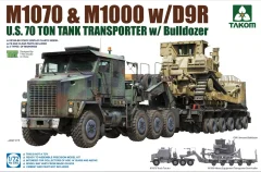 U.S. M1070&M1000 w/D9R 70 Ton Tank