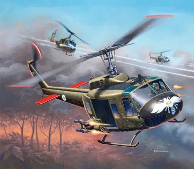 Helikopter Bell UH-1H Gunship