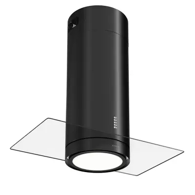 Klarstein Beretta Premium, otočna napa, 544 m³/h, aparat, odsesavanje/recirkulacija, LED, filter z aktivnim ogljem