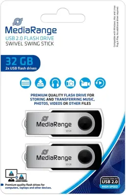 Usb ključ 32gb mediarange 1/2 2.0