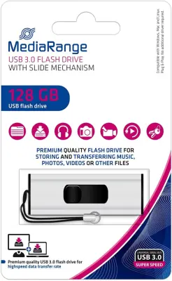 Usb ključ 128gb mediarange 3.0 mr918