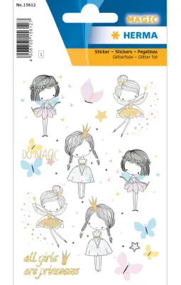 BLEŠČEČA FOLIJA PEGATINAS MAGIC VILA PRINCESS