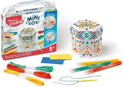 Kreativni set maped dekorativna škatla