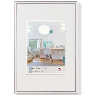 Walther Design Okvir za sliko New Lifestyle 40x60 cm srebrn