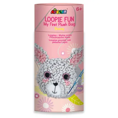 Loopie fun moja prva plišasta torba - Zajček D2