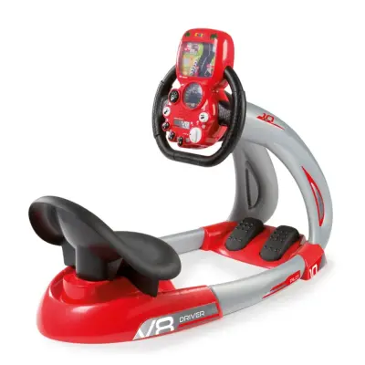 Smoby Simulator vožnje Pilot V8 rdeč in črn