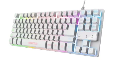TRUST GXT 833W Thado bela gaming tipkovnica