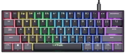 TRUST GXT867 Acira gaming mehanska mini tipkovnica