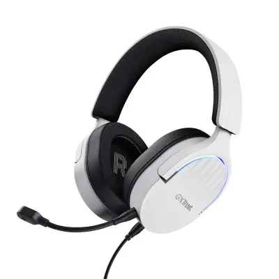 TRUST GXT 490W Fayzo 7.1 USB bele gaming slušalke