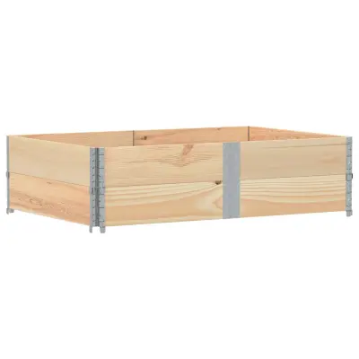 vidaXL Vrtno korito 150x100 cm trdna borovina