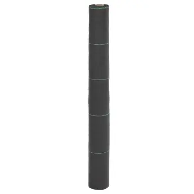 vidaXL Membrana proti plevelu črna 1x50 m PP
