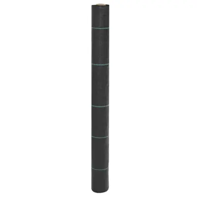 vidaXL Membrana proti plevelu črna 1x100 m PP