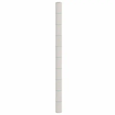 vidaXL Membrana proti plevelu bela 2x50 m PP