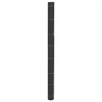 vidaXL Membrana proti plevelu črna 1,5x10 m PP