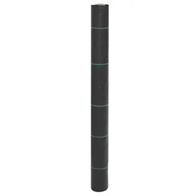 vidaXL Membrana proti plevelu črna 1x150 m PP