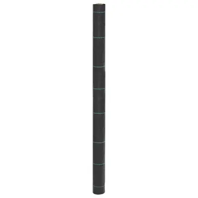 vidaXL Membrana proti plevelu črna 1,5x10 m PP