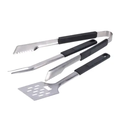 Set za žar / 3-delni / inox, plastika