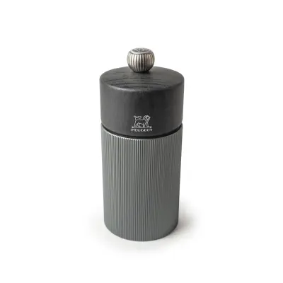 Mlinček za sol Line Dark 12cm / aluminij, les