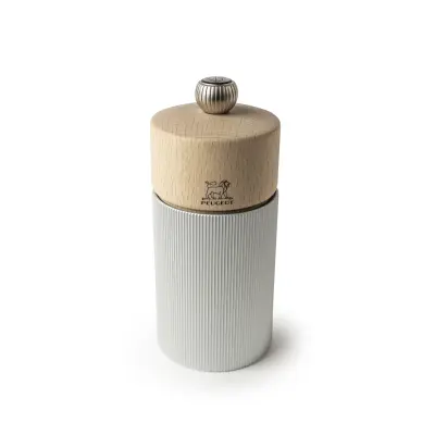 Mlinček za poper Line Natural 12cm / aluminij, les