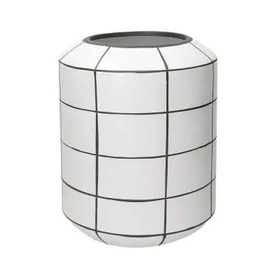 Vaza Frame h28cm / bela / keramika