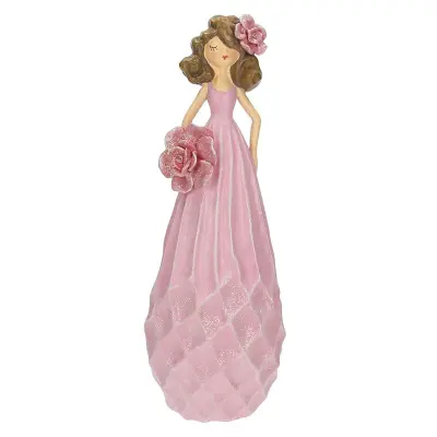 Kipec Rosy 30cm / roza / poliresina