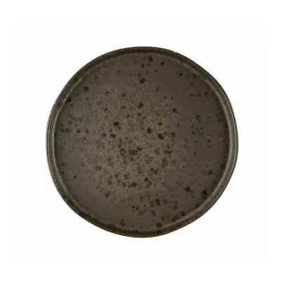 Globok krožnik Phobos 18xH4,5cm / okrogel / črno-moder / stoneware