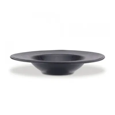 Krožnik Pasta Bowl Aetna 23xh4,5cm / črn / stoneware