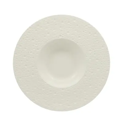 Krožnik pasta bowl Deva 23,2cm / bel / porcelan