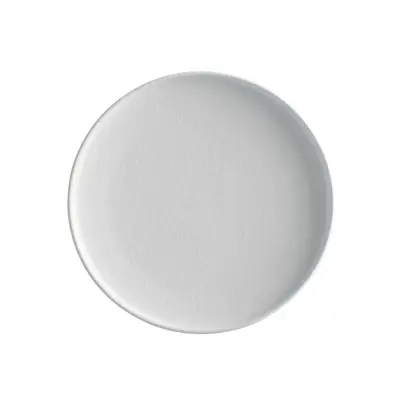 Mali krožnik z robom Caviar Bianco 21cm / okrogel / bel / porcelan