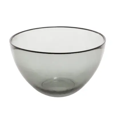 Miba skleda 30cm / siva / steklo