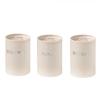 Set doza h15c, / 3 kos / krem / kovina