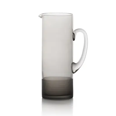 Vrč z ročajem Brahms 1,4l / sivo steklo