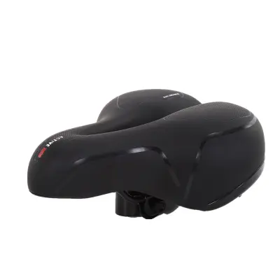 Sedlo za gorsko kolo, ki absorbira udarce Black+Red