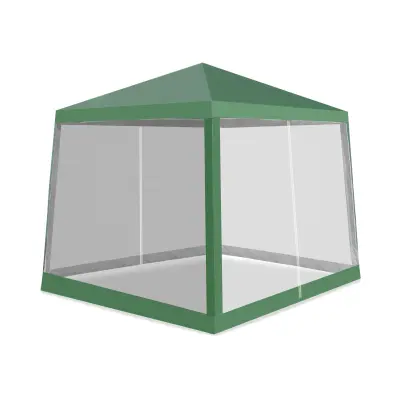 AGA vrtni paviljon z mrežo proti komarjem 2,4x3m Zelena