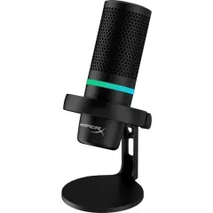 Hyperx Duocast –RGB mikrofon kondenzatorja USB za PC, PS5, PS4, MAC, nizko profilni udarni pritrditev, kardioid, omnidirectional, pop filter, nadzor,