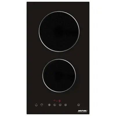 Kuhalna plošča MPM 30-VCB-22/Y, steklokeramična, 2 kuhališča, 3000W
