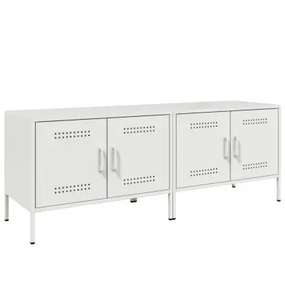 vidaXL TV omarica 2 kosa bela 68x39x50,5 cm jeklo