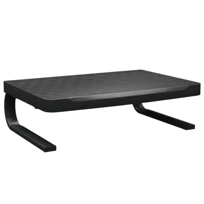 vidaXL Stojalo za monitor črno 37x28x11,5 cm