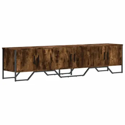 vidaXL TV omarica dimljeni hrast 180x34x41 cm inženirski les