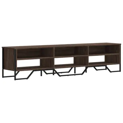 vidaXL TV omarica rjav hrast 180x34x41 cm inženirski les