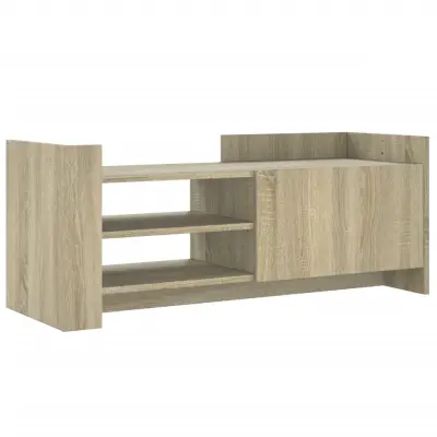 vidaXL TV omarica sonoma hrast 100x35x40 cm inženirski les