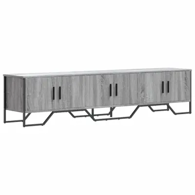 vidaXL TV omarica siva sonoma 180x34x41 cm inženirski les