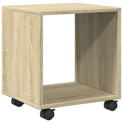 vidaXL Omarica na kolesih sonoma hrast 37x33x42,5 cm inženirski les