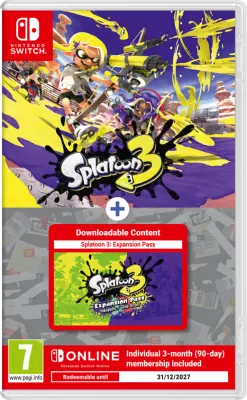 SPLATOON 3 + EXP. PASS + 3M NSO