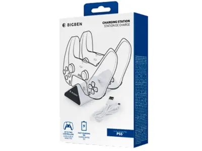USB-C polnilna postaja za uradne krmilnike PS5 Dualsense